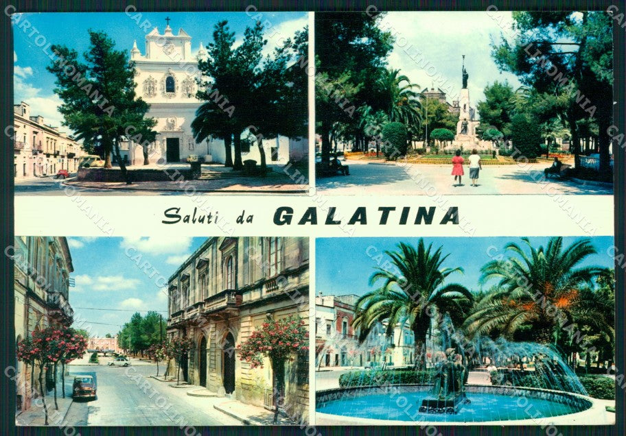 Lecce Galatina Saluti da Foto FG cartolina KB4492 – fronte