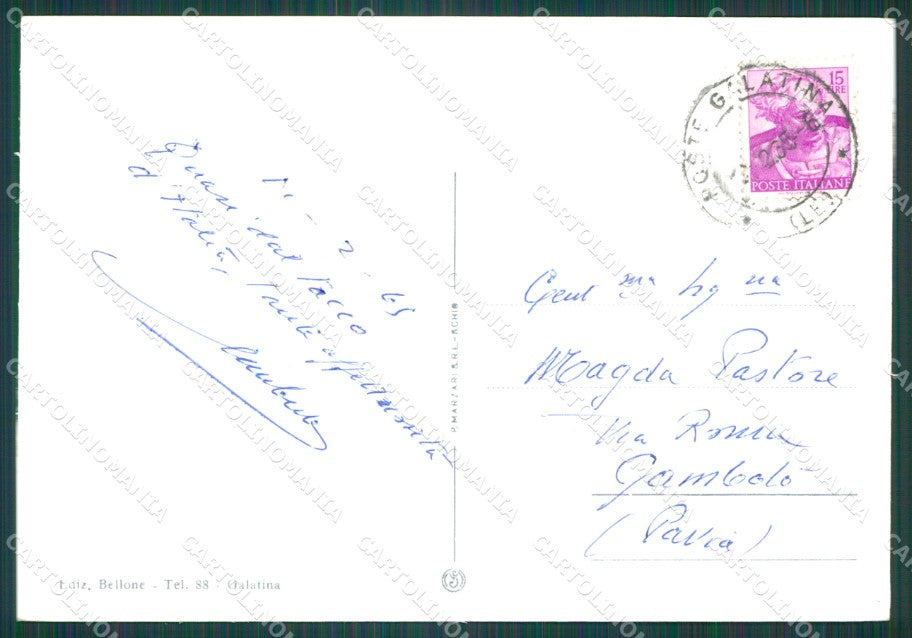 Lecce Galatina Saluti da Foto FG cartolina KB4492 – retro
