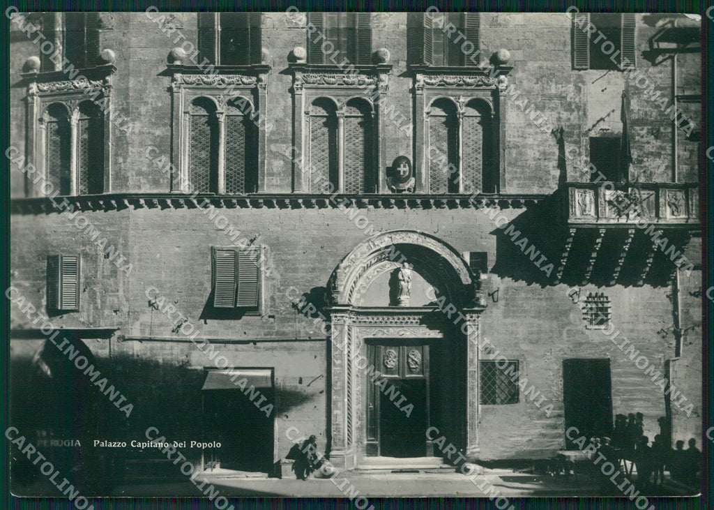 Perugia Città Palazzo Capitano del Popolo FG Foto cartolina KB4528 – fronte