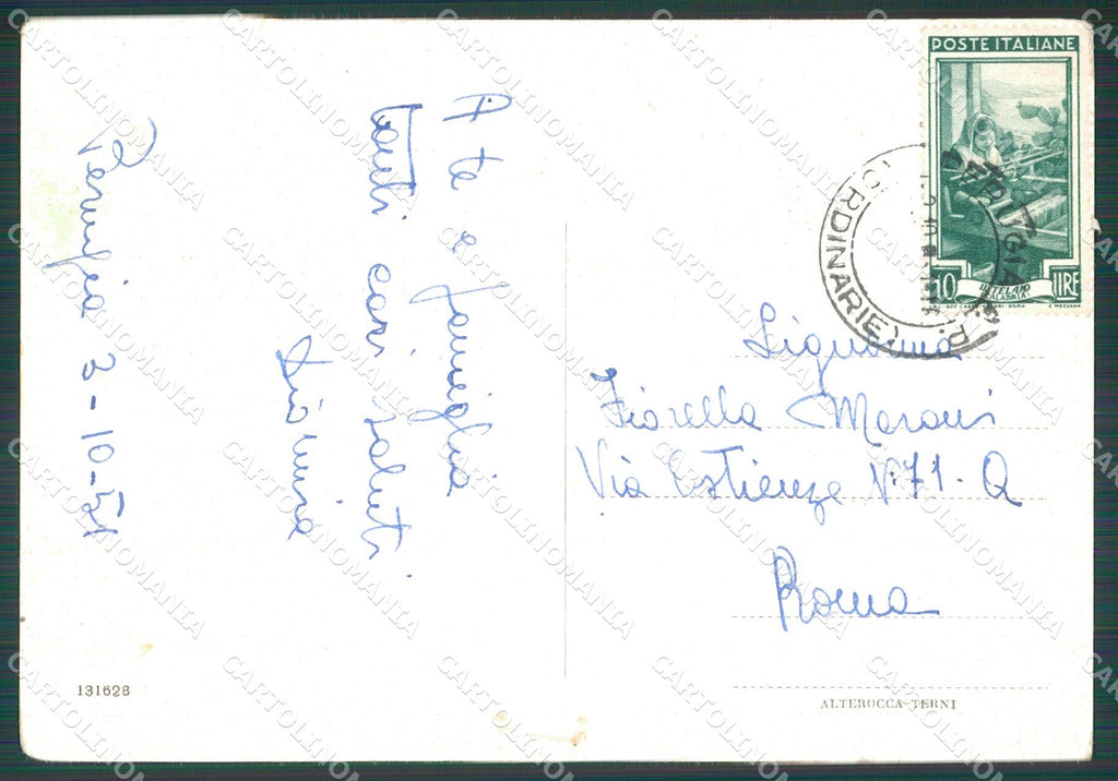 Perugia Città FG cartolina KB4546 – retro