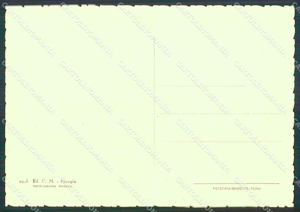 Perugia Città Archi della Maestà delle Volte FG cartolina KB4547 – retro