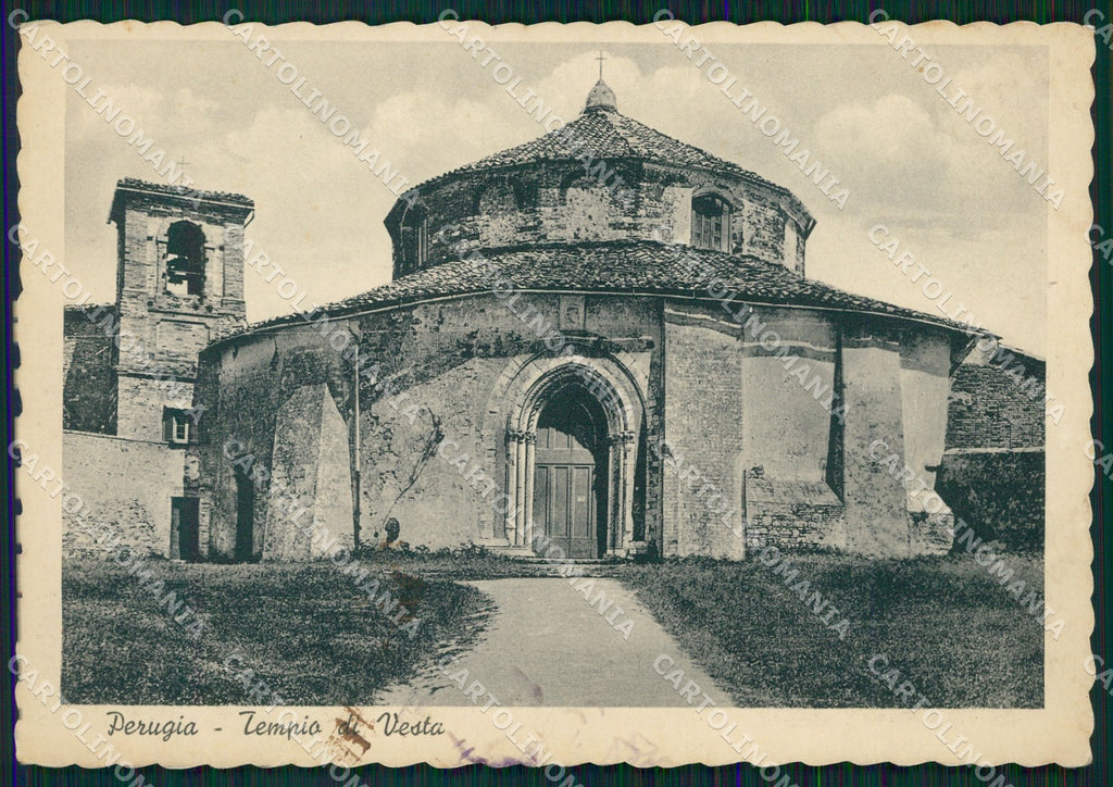 Perugia Città Tempio di Vesta FG cartolina KB4593 – fronte