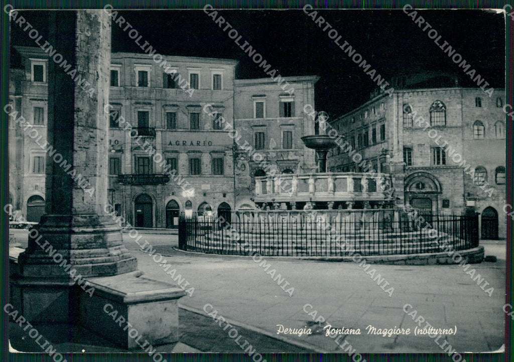 Perugia Città Fontana FG Foto cartolina KB4595 – fronte