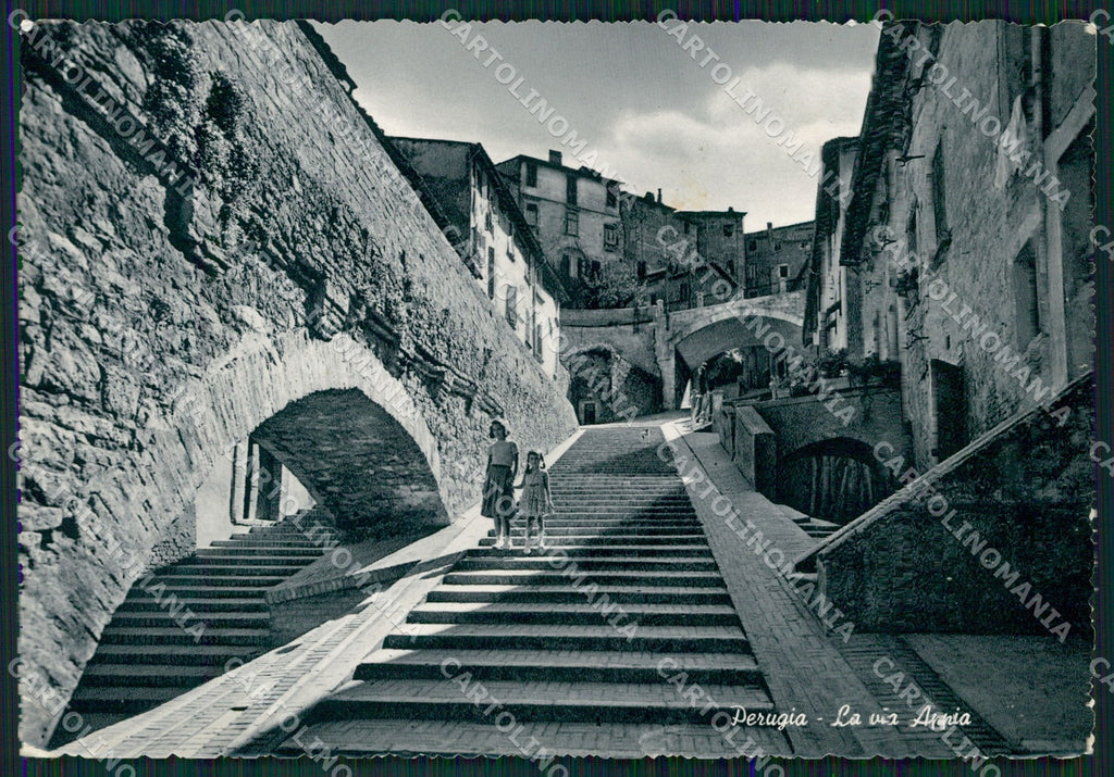Perugia Città Via Appia FG Foto cartolina KB4606 – fronte