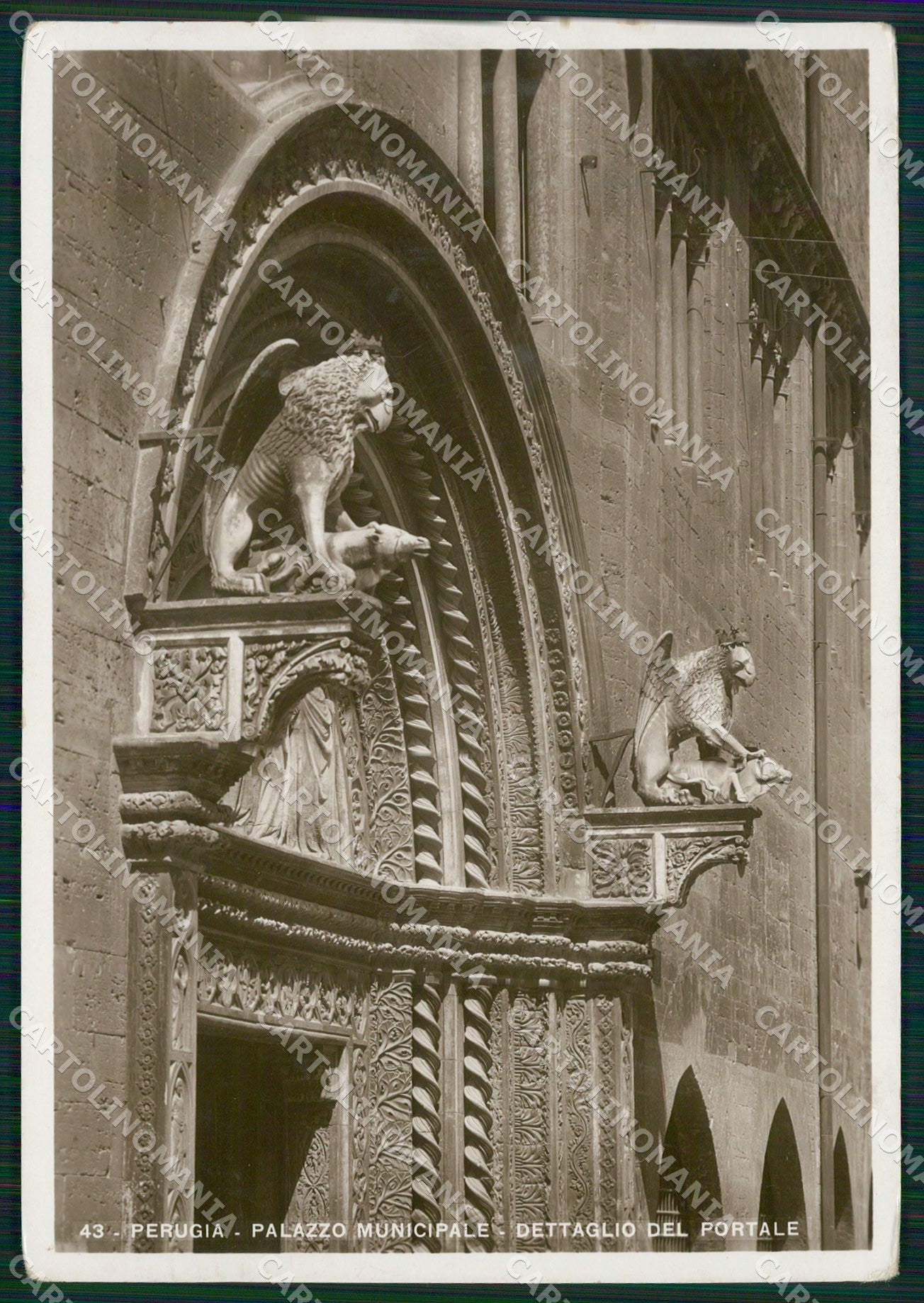 Perugia Città Municipio FG Foto cartolina KB4610 – fronte