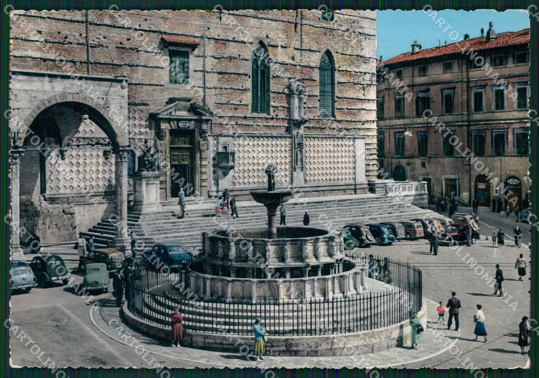 Perugia Città Fontana Maggiore FG Foto cartolina KB4623 – fronte
