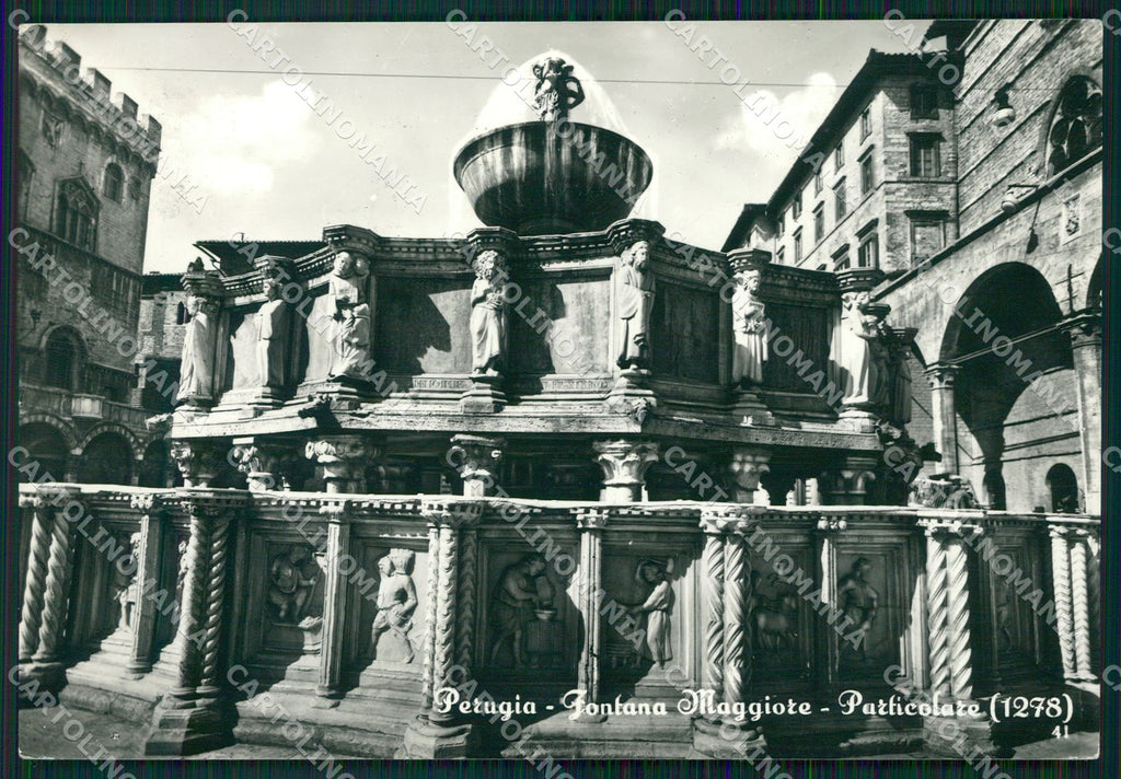 Perugia Città Fontana Maggiore FG Foto cartolina KB4624 – fronte