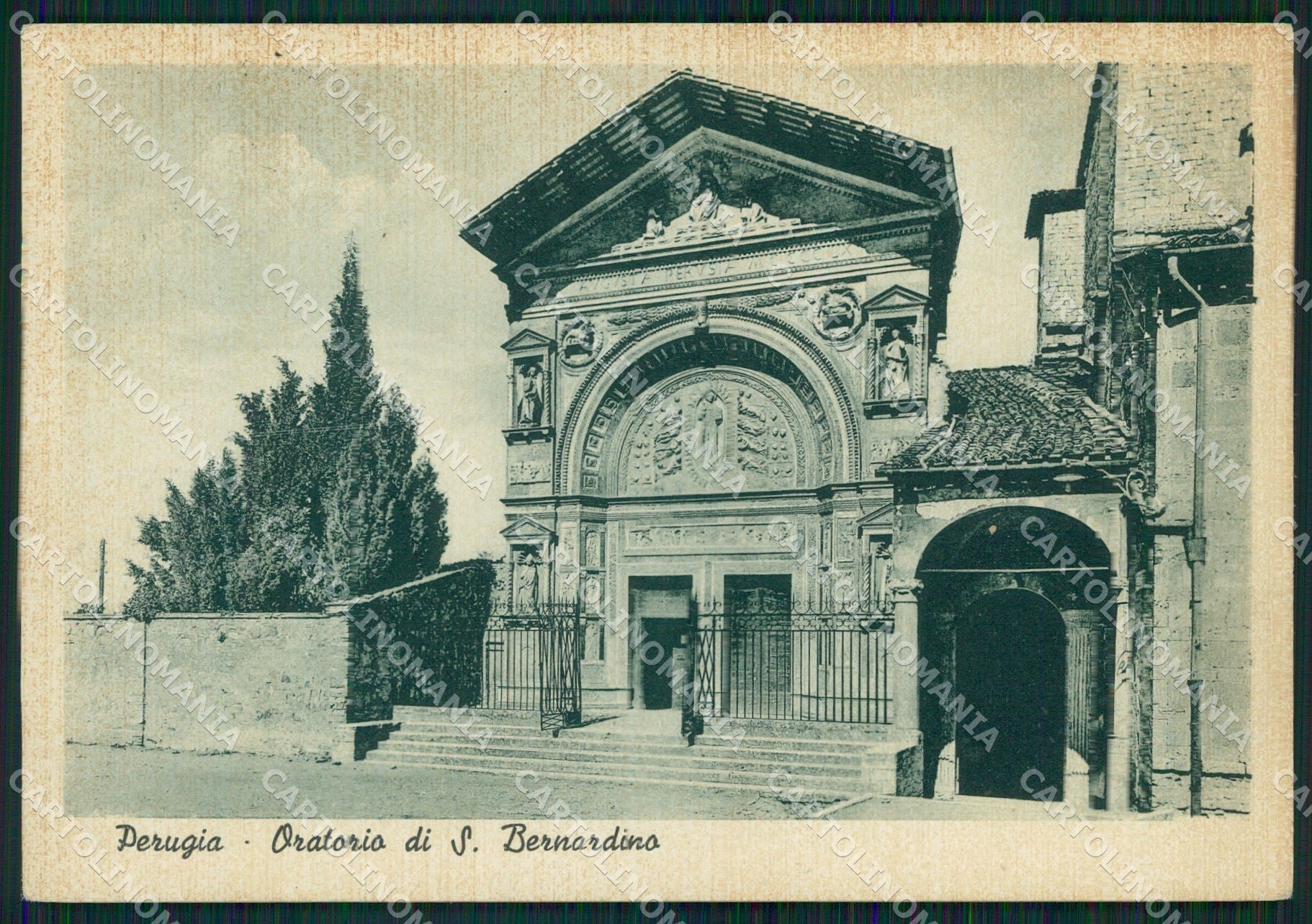 Perugia Città Oratorio San Bernardino FG cartolina KB4627 – fronte