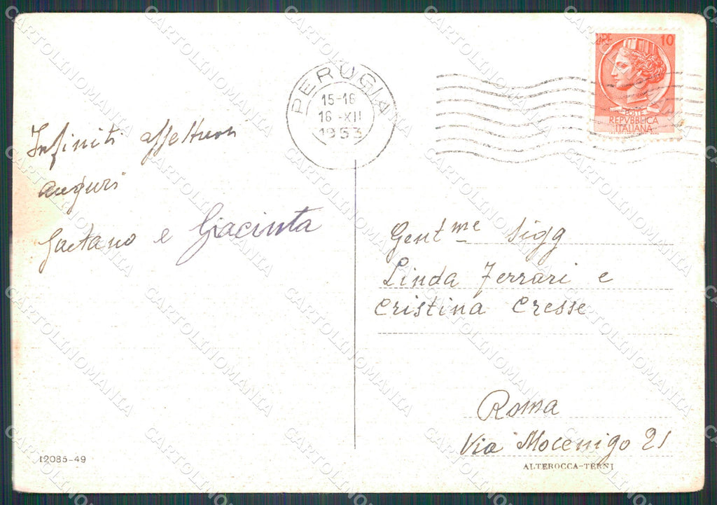 Perugia Città Monteluce FG cartolina KB4631 – retro