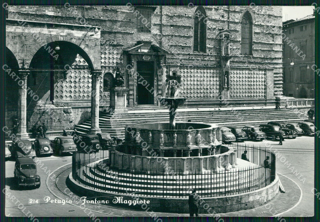 Perugia Città Fontana Maggiore FG Foto cartolina KB4647 – fronte