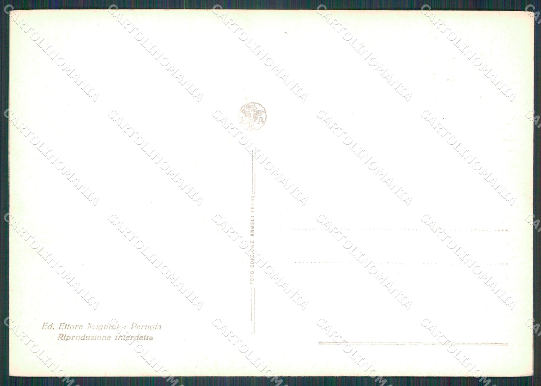 Perugia Città Palazzo Capitano del Popolo FG Foto cartolina KB4648 – retro