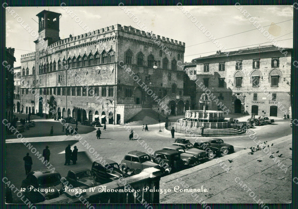 Perugia Città Comune Farmacia FG Foto cartolina KB4657 – fronte