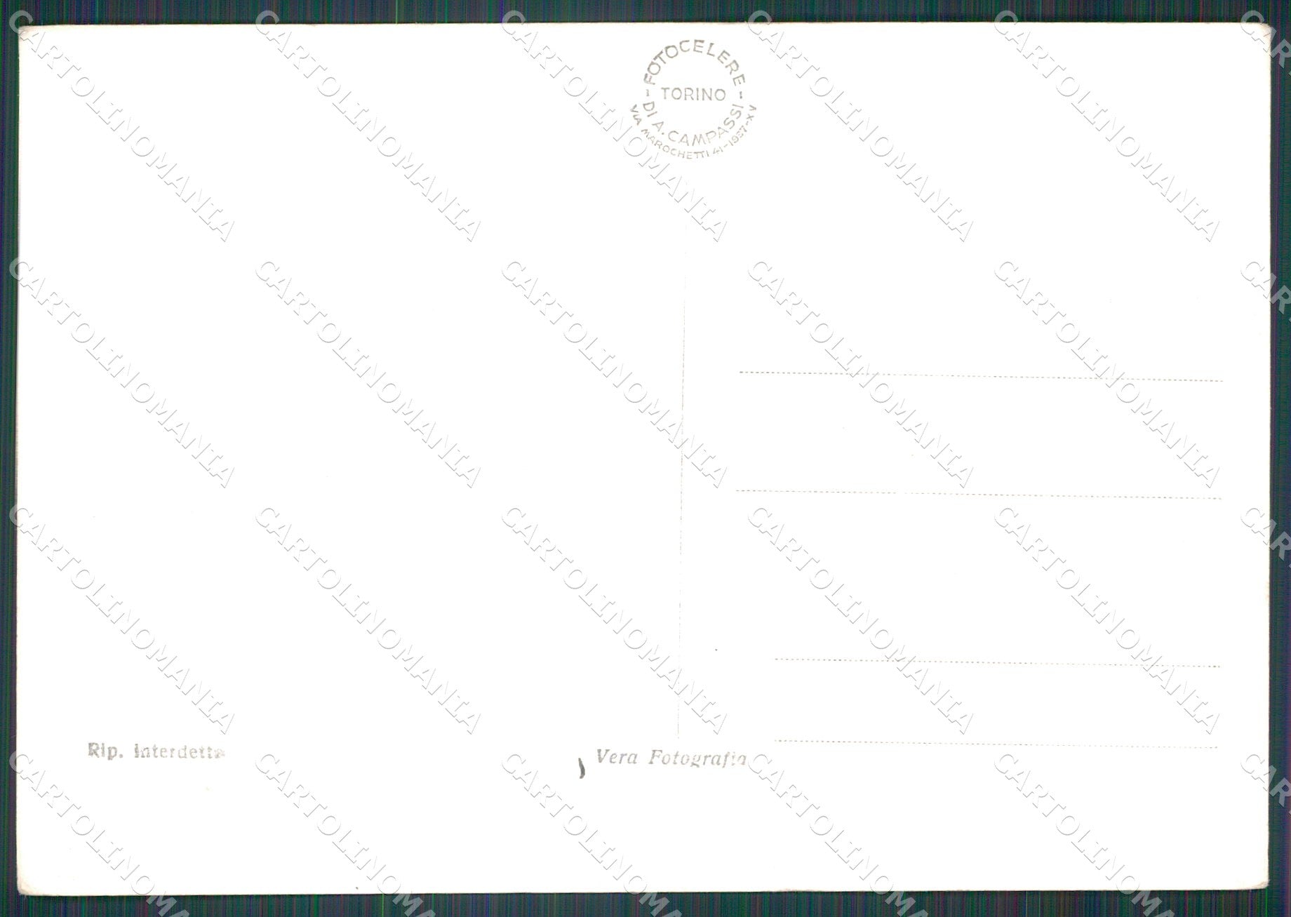 Perugia Città Municipio FG Foto cartolina KB4664 – retro