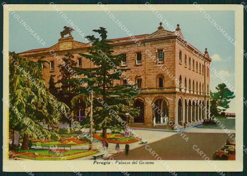 Perugia Città Palazzo del Governo FG cartolina KB4678 – fronte