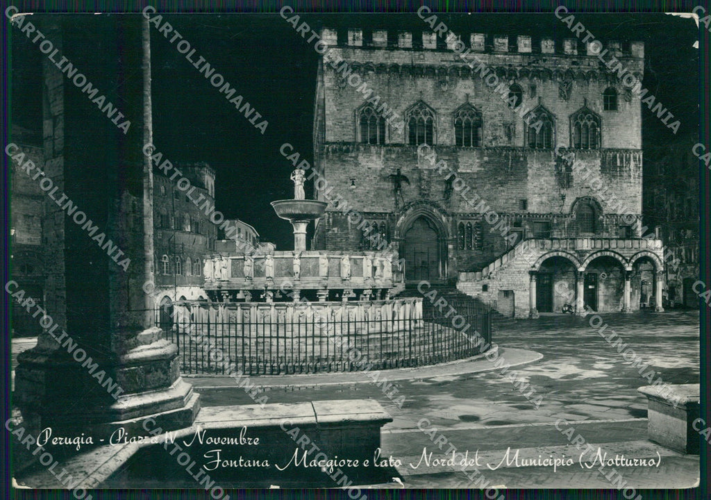 Perugia Città Municipio FG Foto cartolina KB4683 – fronte
