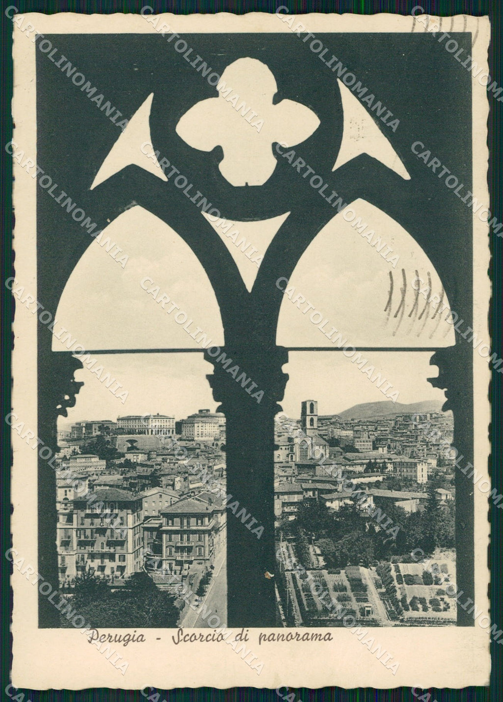 Perugia Città PIEGA FG cartolina KB4694 – fronte
