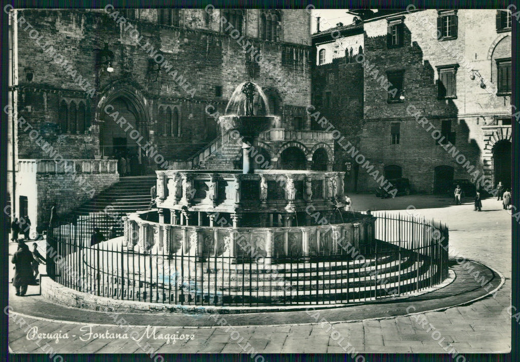 Perugia Città Fontana Maggiore FG Foto cartolina KB4727 – fronte