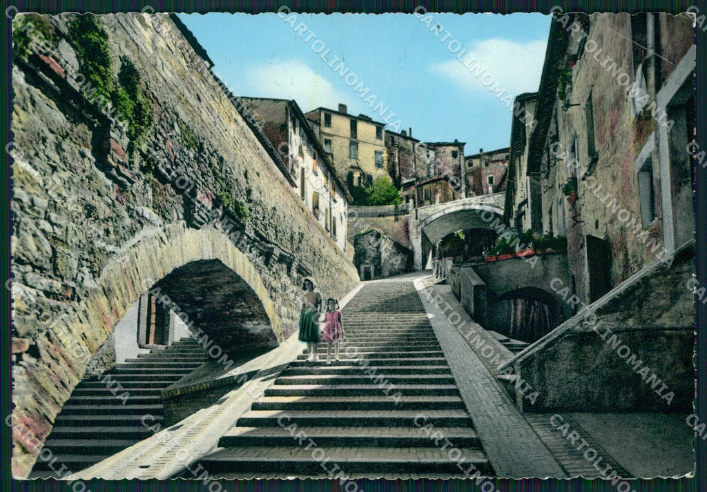 Perugia Città Via Appia PIEGA FG Foto cartolina KB4732 – fronte