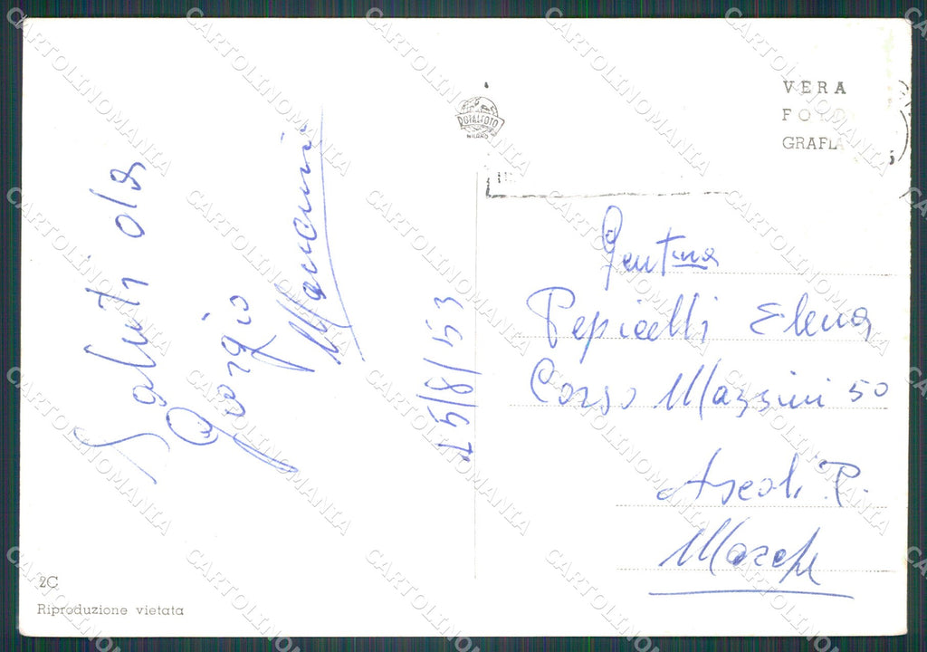 Perugia Città Comune FG Foto cartolina KB4748 – retro