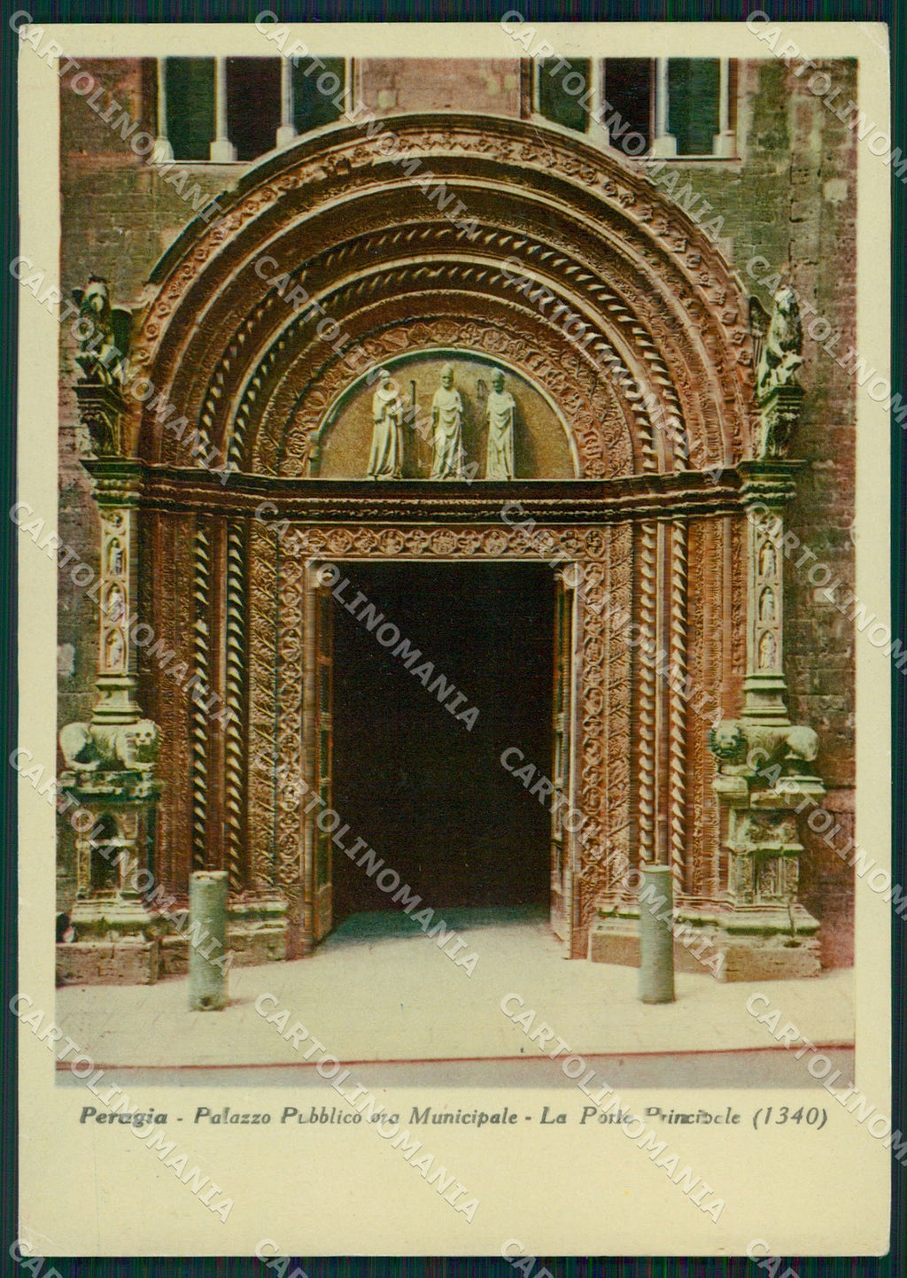 Perugia Città Municipio FG cartolina KB4753 – fronte