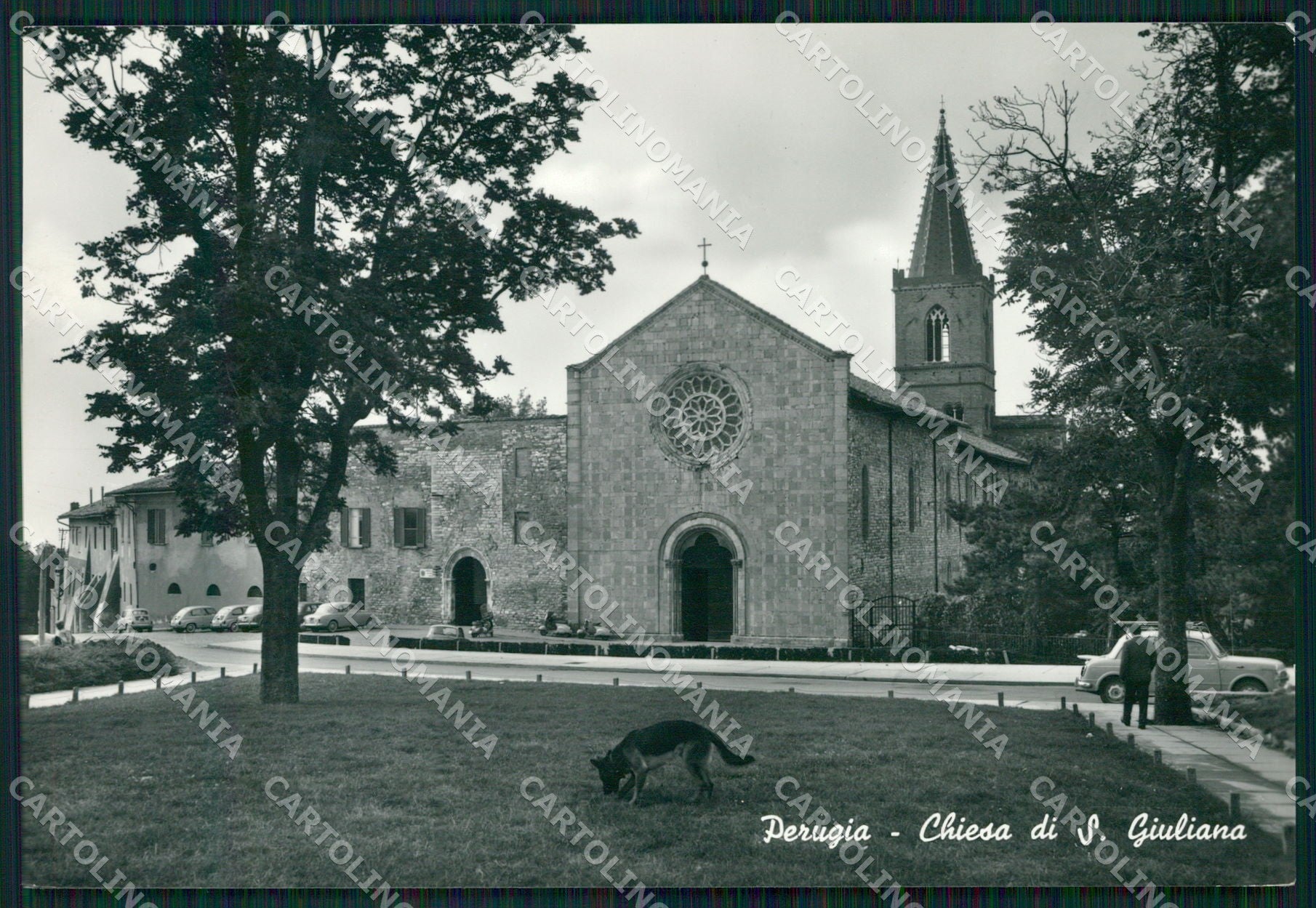 Perugia Città Auto Vespa FG Foto cartolina KB4755 – fronte