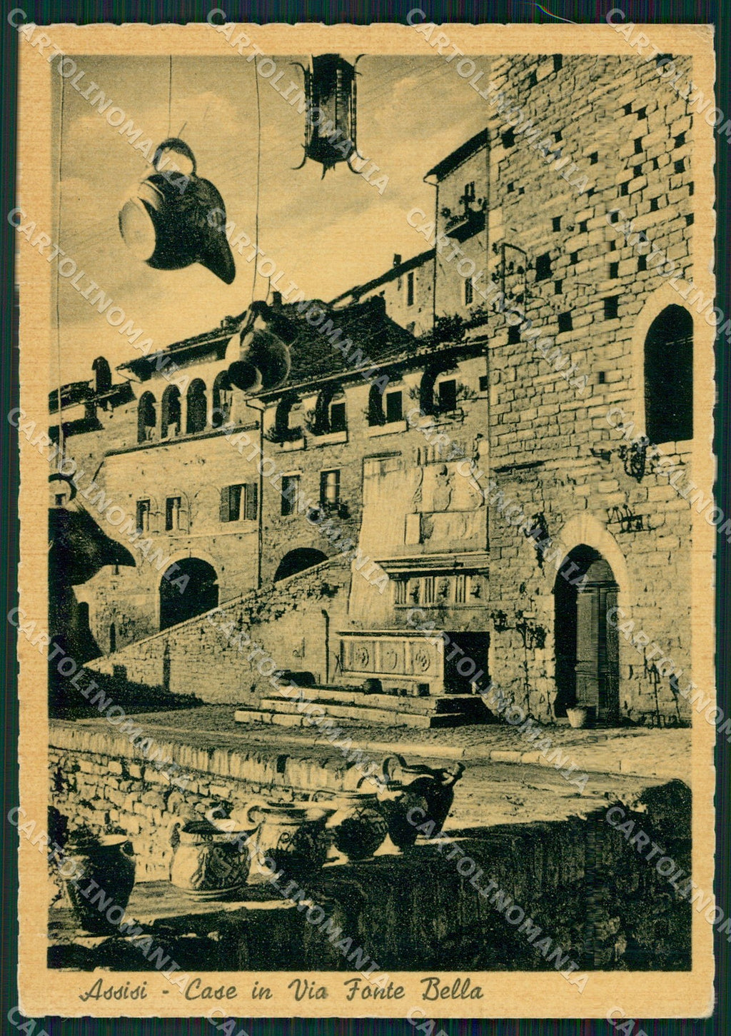 Perugia Assisi Fonte Bella FG cartolina KB4775 – fronte