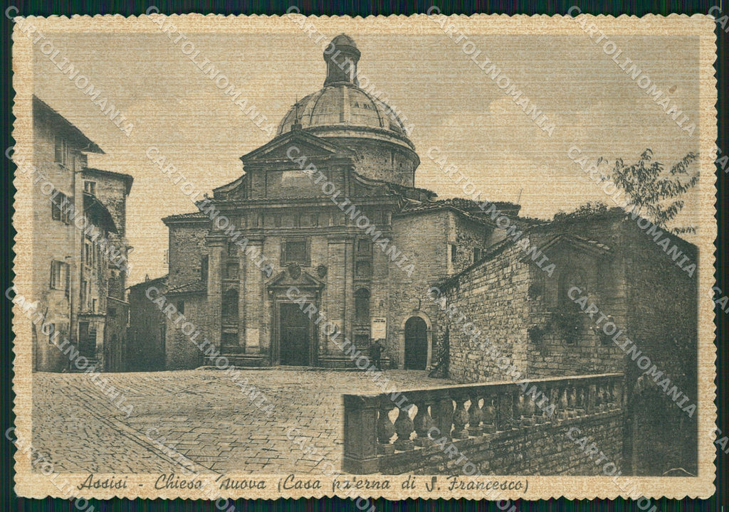 Perugia Assisi Casa Paerna di San Francesco ABRASA FG cartolina KB4777 – fronte