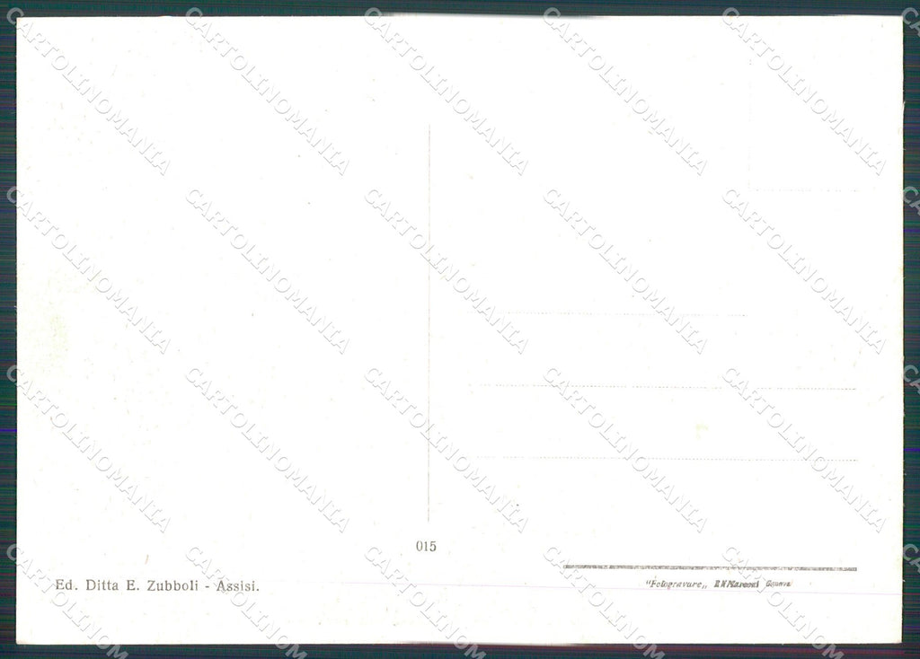 Perugia Assisi Comune FG cartolina KB4778 – retro