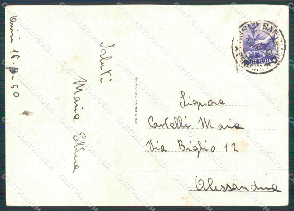 Perugia Assisi Basilica San Francesco ABRASA FG cartolina KB4779 – retro
