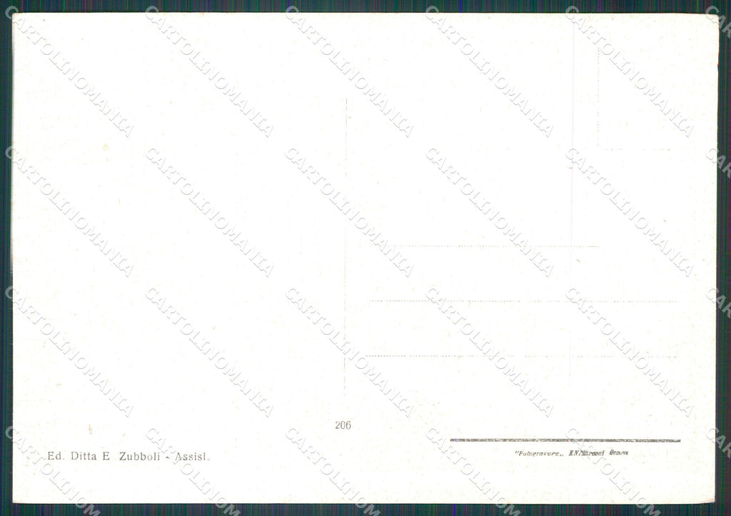 Perugia Assisi San Ruffino FG cartolina KB4781 – retro