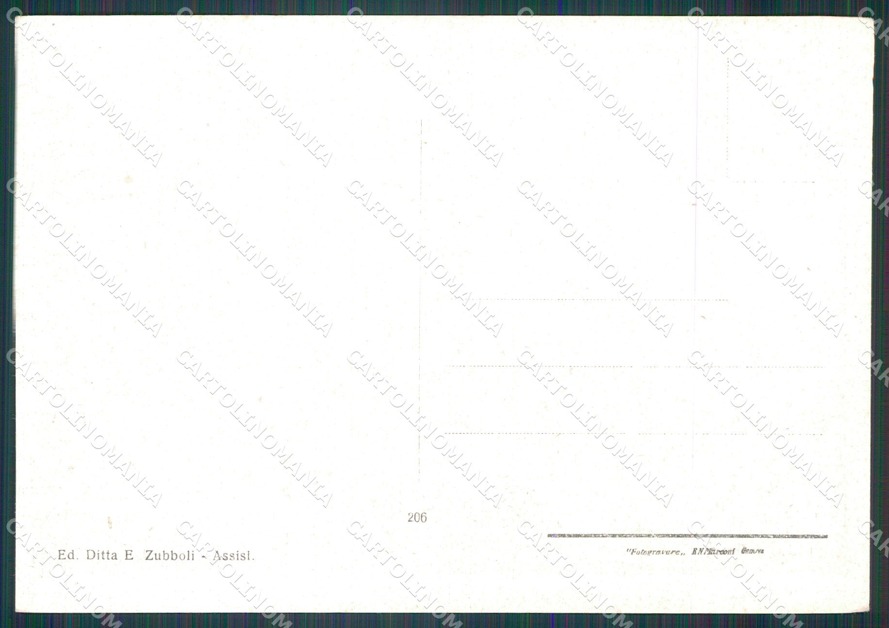 Perugia Assisi San Ruffino FG cartolina KB4781 – retro