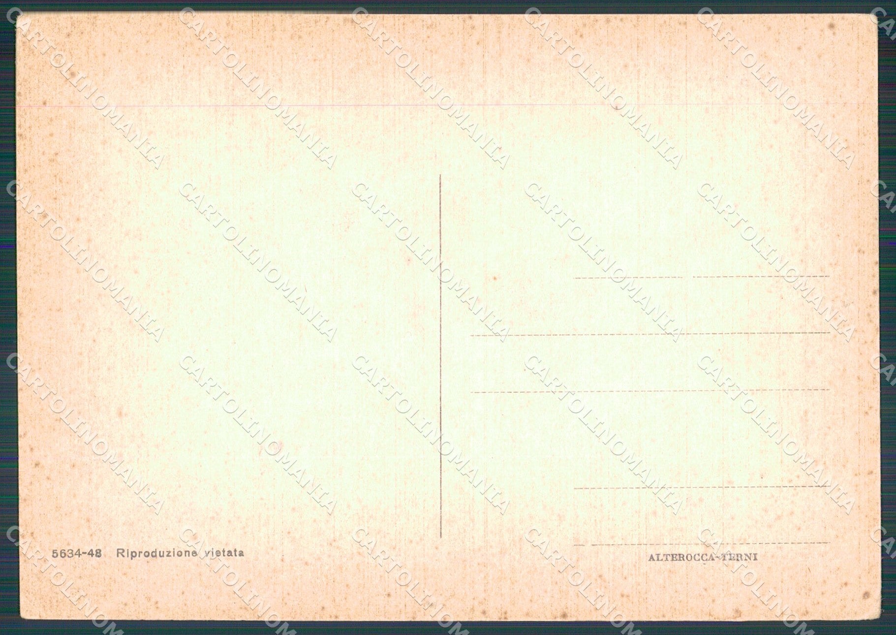 Perugia Assisi FG cartolina KB4789 – retro