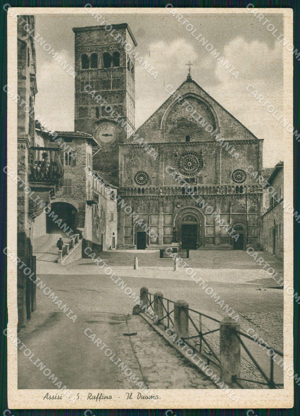 Perugia Assisi San Ruffino Duomo FG cartolina KB4792 – fronte