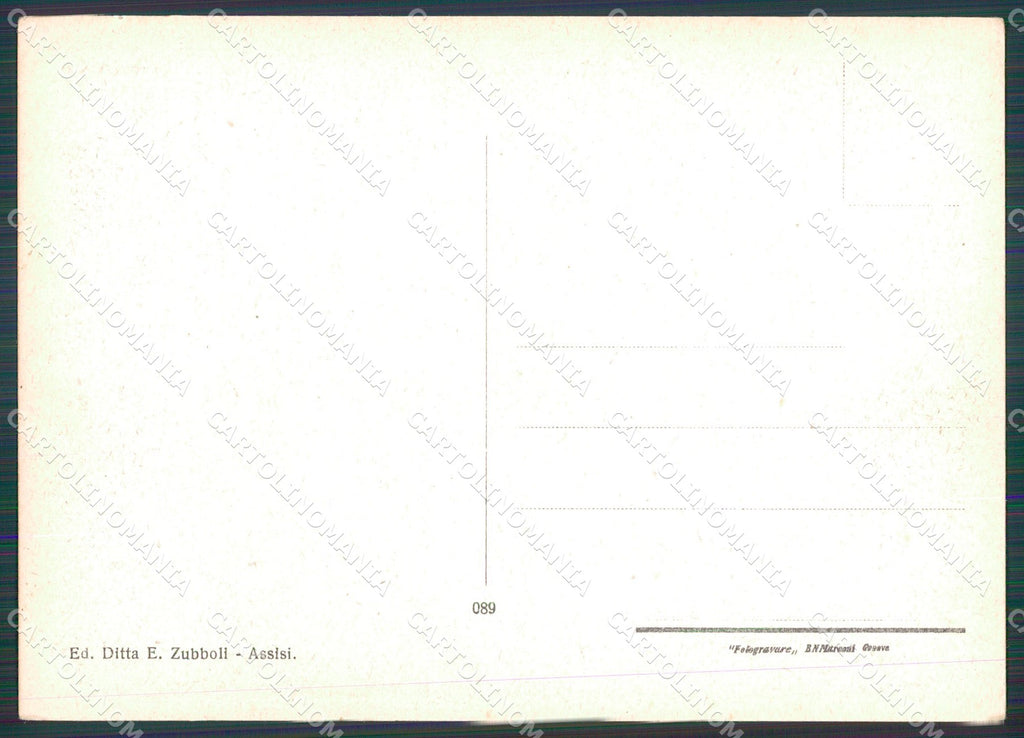 Perugia Assisi San Ruffino Duomo FG cartolina KB4792 – retro