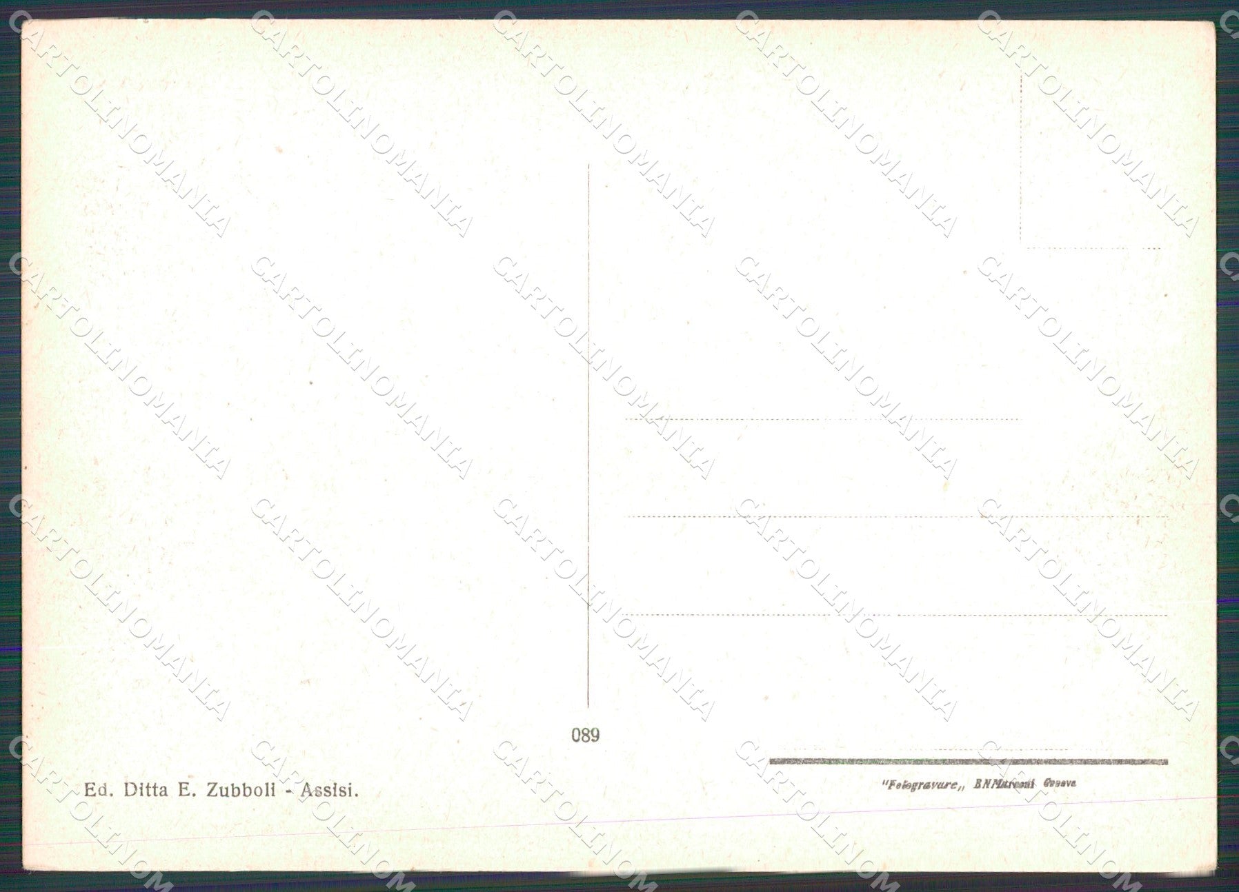 Perugia Assisi San Ruffino Duomo FG cartolina KB4792 – retro