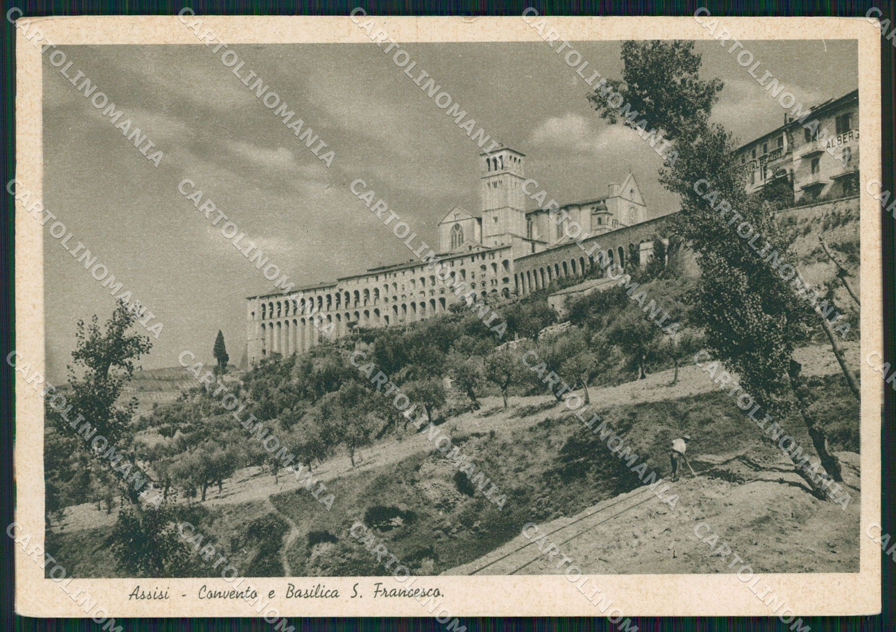 Perugia Assisi Convento e Basilica San Francesco FG cartolina KB4799 – fronte
