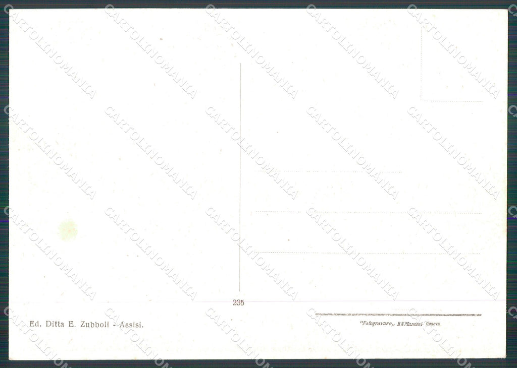 Perugia Assisi Fontana FG cartolina KB4800 – retro