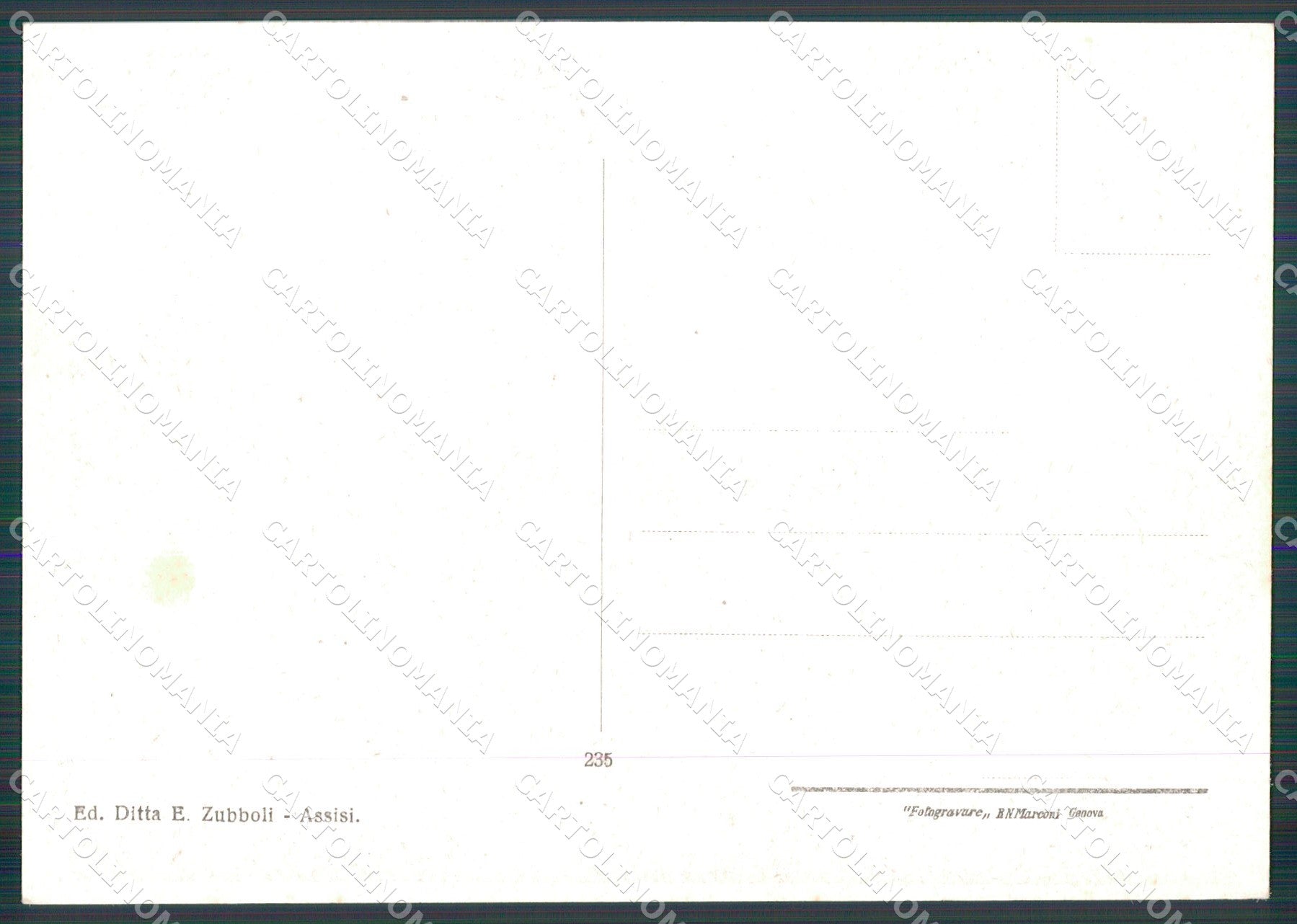 Perugia Assisi Fontana FG cartolina KB4800 – retro