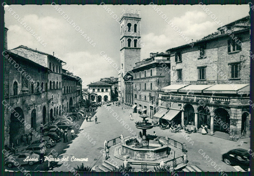 Perugia Assisi Comune Auto COLLA FG Foto cartolina KB4804 – fronte