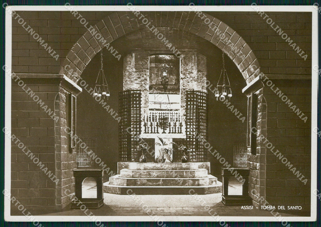 Perugia Assisi Tomba del Santo FG Foto cartolina KB4814 – fronte