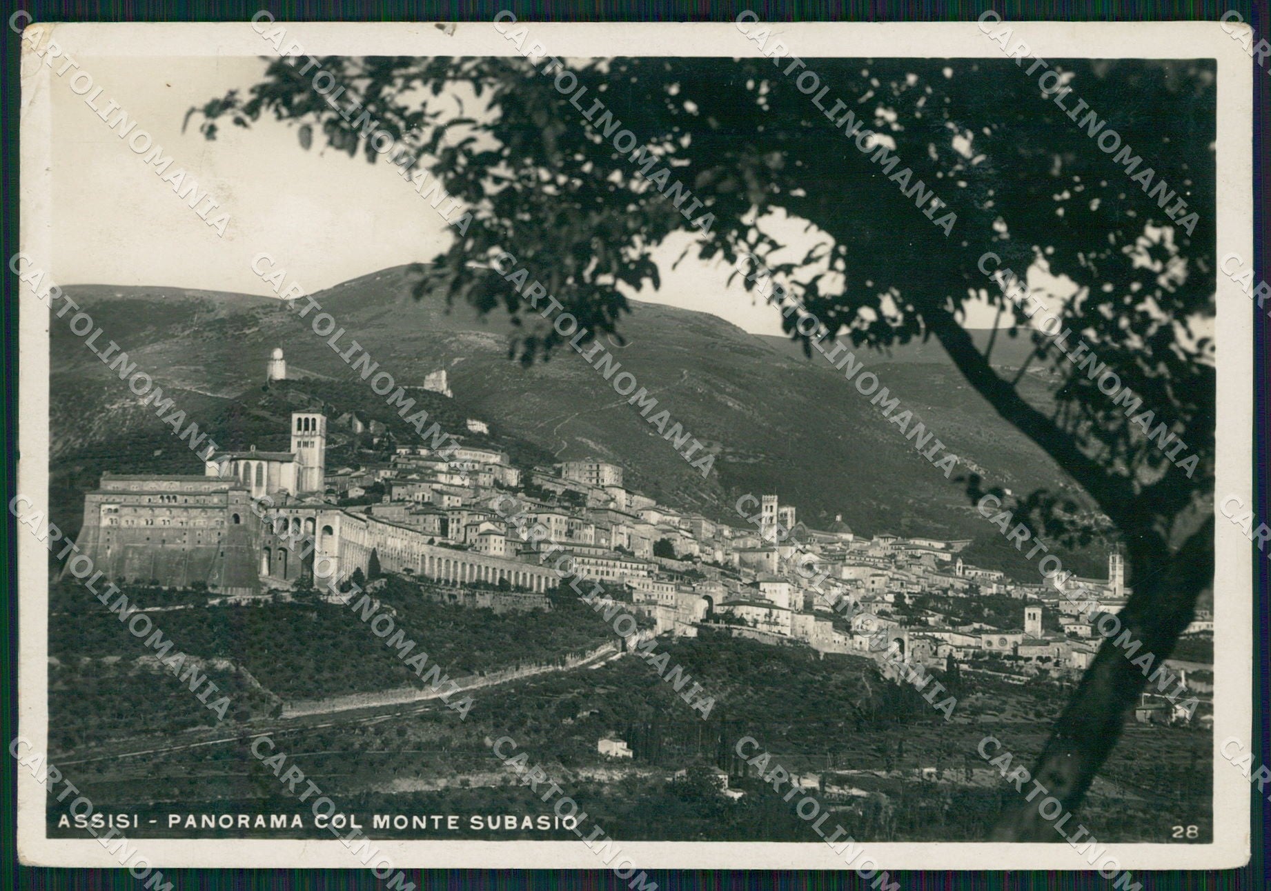 Perugia Assisi Monte Subasio FG Foto cartolina KB4817 – fronte