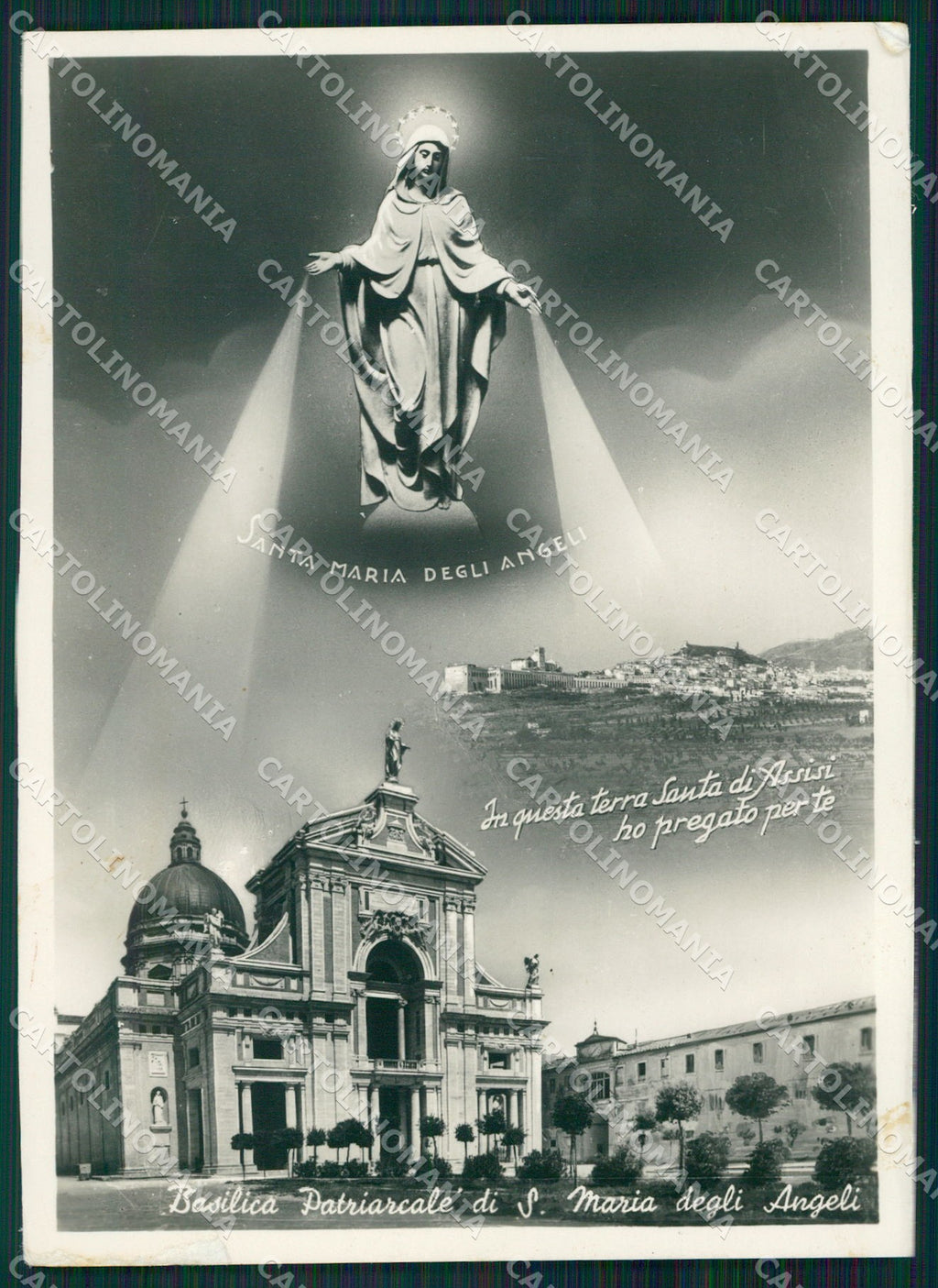 Perugia Assisi Santa Maria degli Angeli ABRASA FG Foto cartolina KB4820 – fronte