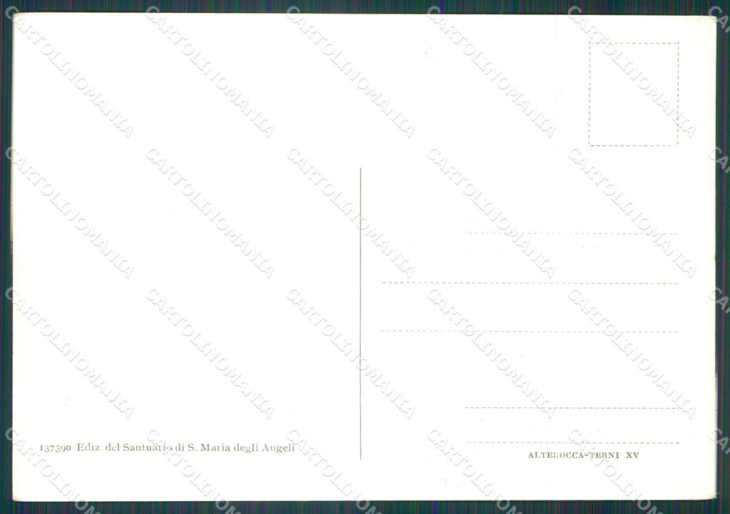 Perugia Assisi FG cartolina KB4821 – retro