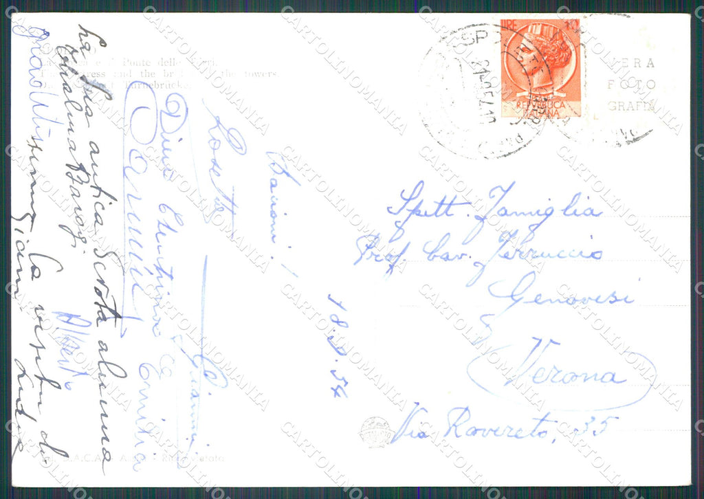 Perugia Spoleto FG Foto cartolina KB4827 – retro