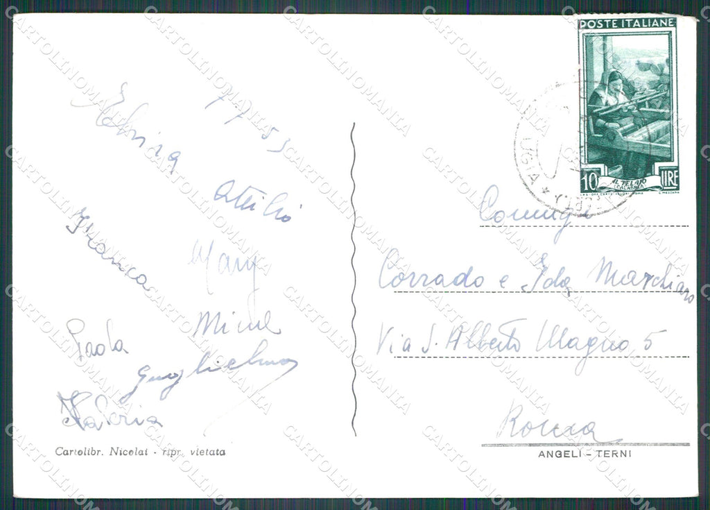 Perugia Spoleto FG Foto cartolina KB4830 – retro