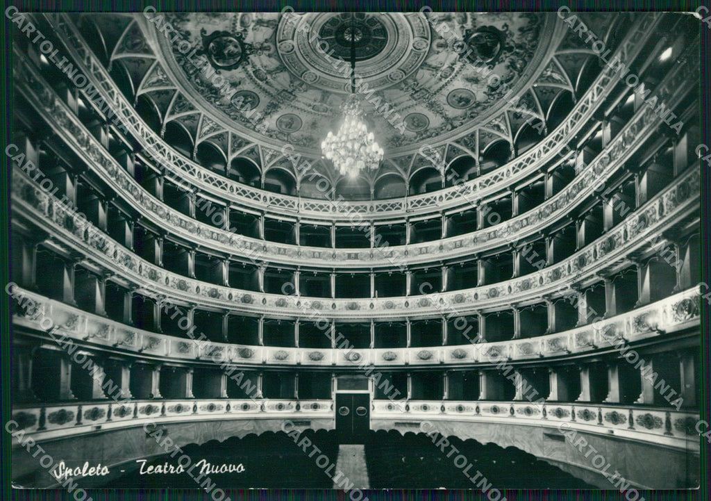 Perugia Spoleto Teatro FG Foto cartolina KB4832 – fronte