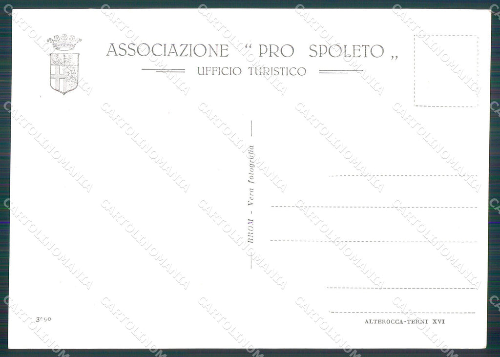 Perugia Spoleto FG Foto cartolina KB4833 – retro