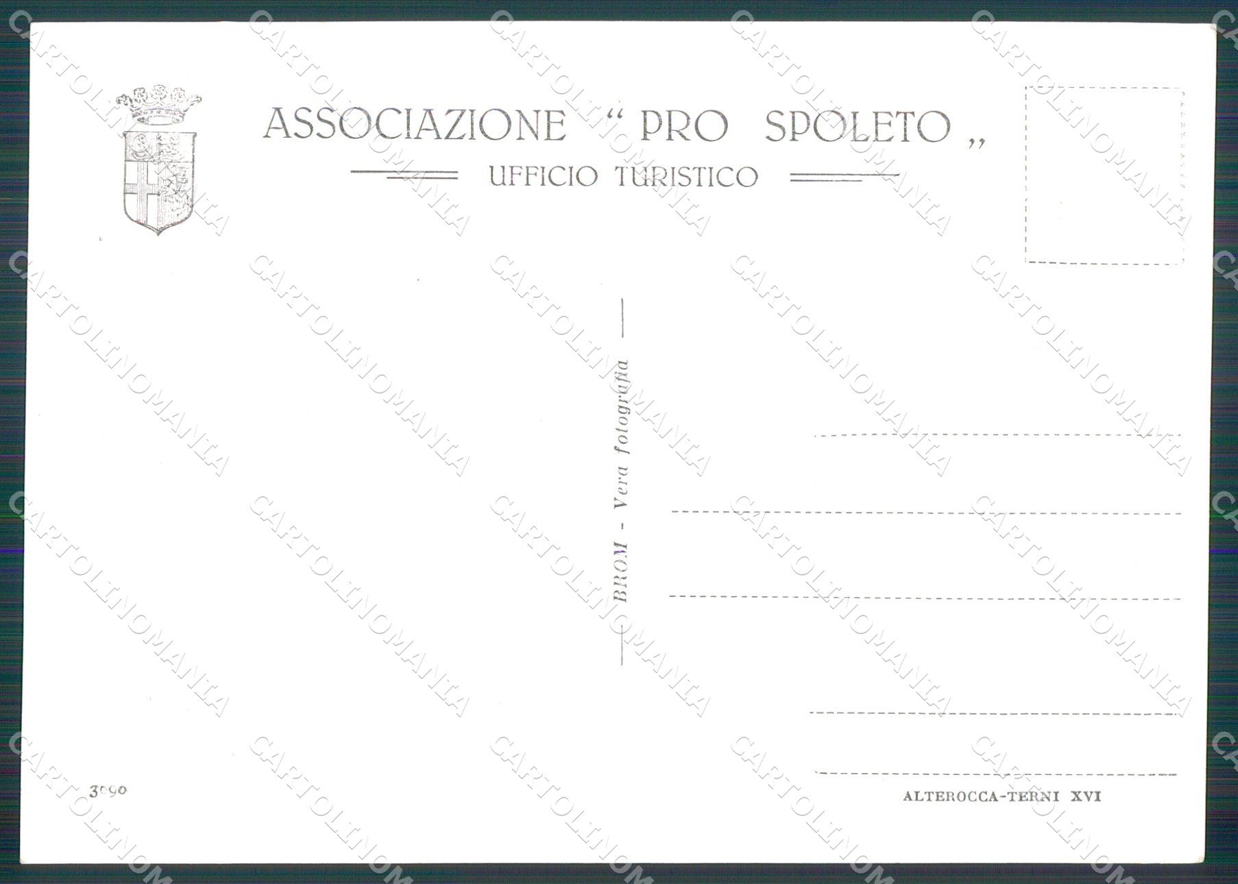 Perugia Spoleto FG Foto cartolina KB4833 – retro