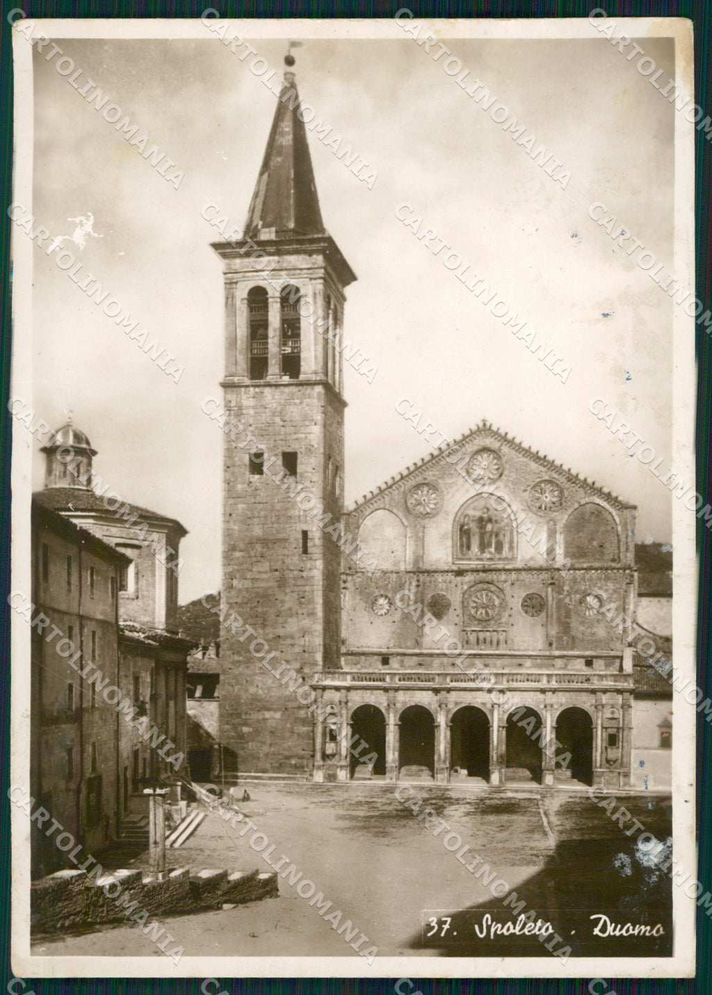 Perugia Spoleto Duomo ABRASA FG Foto cartolina KB4840 – fronte