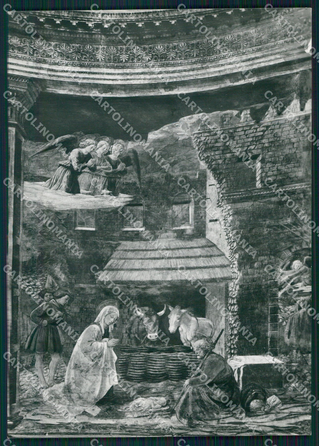 Perugia Spoleto Duomo Presepio FG Foto cartolina KB4843 – fronte